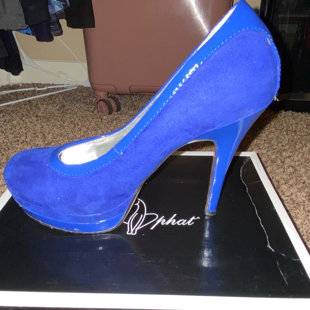 Blue baby phat heels